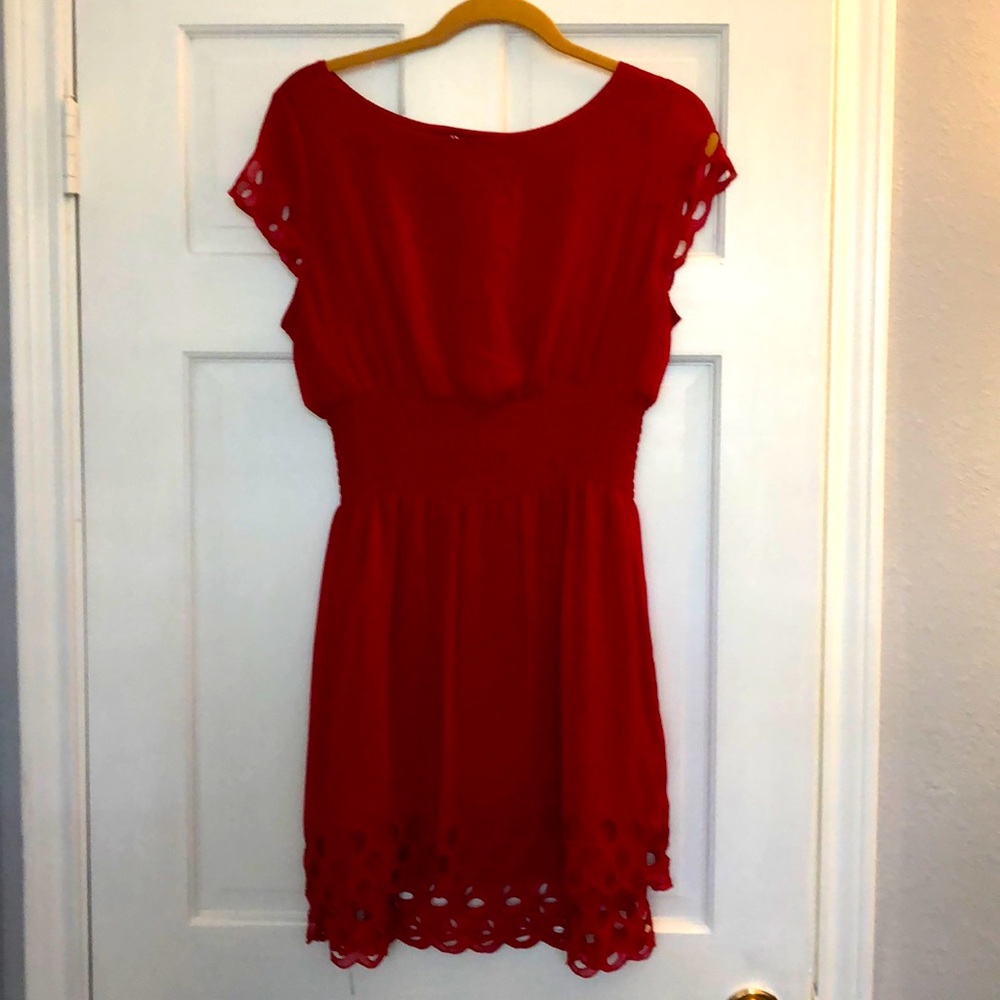 bar III Red cocktail dress size Large